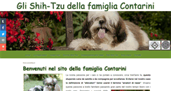 Desktop Screenshot of canishihtzu.it